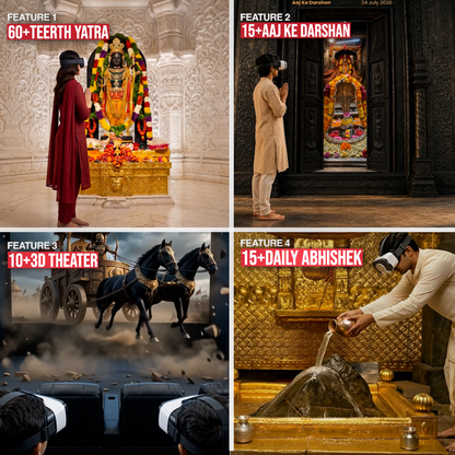 Durlabh Darshan with VR Headset & App Subscription | For All Age Groups