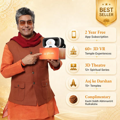 Durlabh Darshan with VR Headset & App Subscription | For All Age Groups